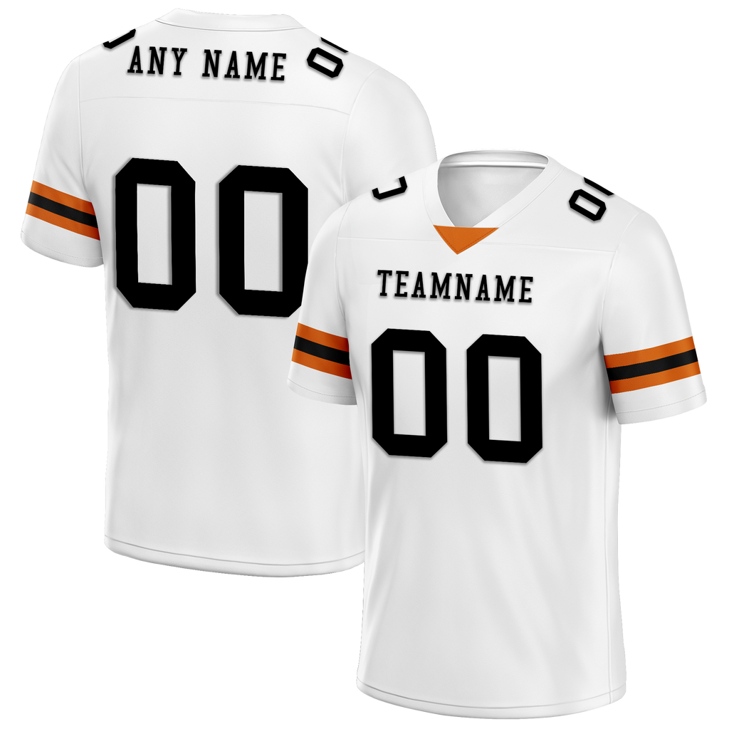 Custom White Classic Style Personalized Authentic Football Jersey FBJ02-bd0a70b9