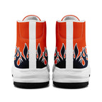 Custom Blue Orange Chicago Football Jersey and Firesoul Sports Shoes Combo Offer Personalized Combo ZH-D020273-7