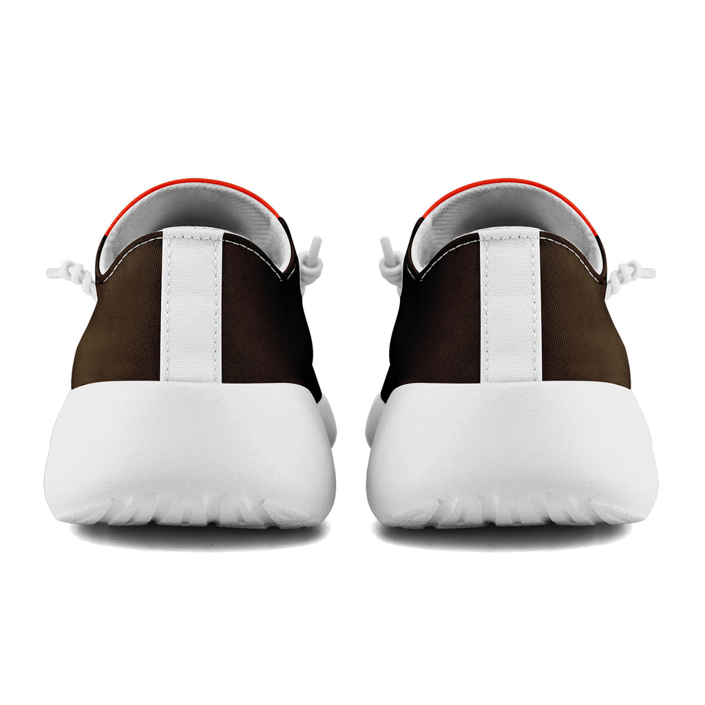 Custom Cleveland Brown Orange Shoes Personalized Sneaker FN018-D020278-8