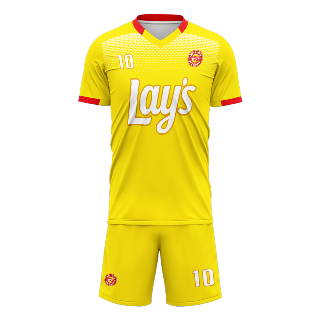 Custom Yellow Soccer Sets Jersey Personalized SCJ101-D020207-1