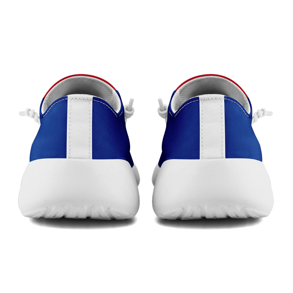 Custom Blue Red Buffalo Jacket and Sports Shoes Combo Offer Personalized Combo ZH-D020294-4