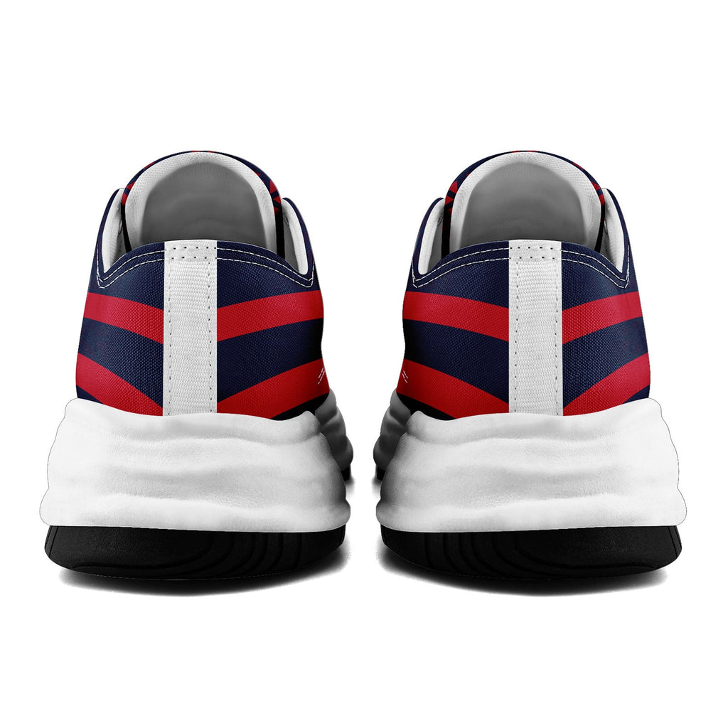 Custom Blue White Massachusetts Shoes Personalized Sneaker FN038-D023003-26 Custom Online