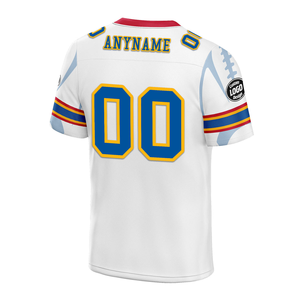 Custom White Pittsburgh Football Jersey and Sports Shoes Combo Offer Personalized Combo ZH-D025008-31