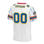 Custom White Pittsburgh Football Jersey and Sports Shoes Combo Offer Personalized Combo ZH-D025008-31