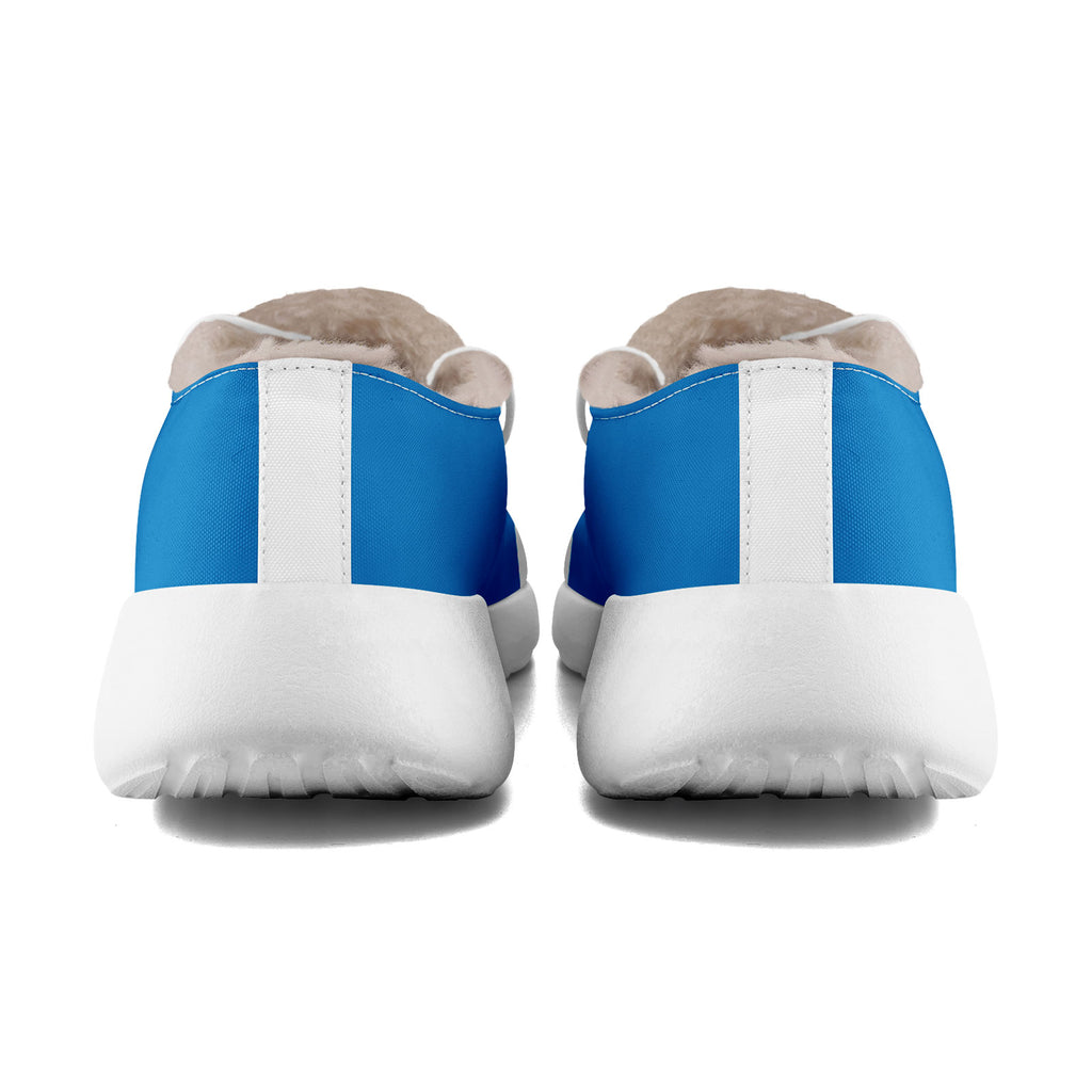 Custom Blue Yellow Los Angeles Shoes Personalized Sneaker FN042-D020279-22