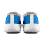 Custom Blue Yellow Los Angeles Shoes Personalized Sneaker FN042-D020279-22