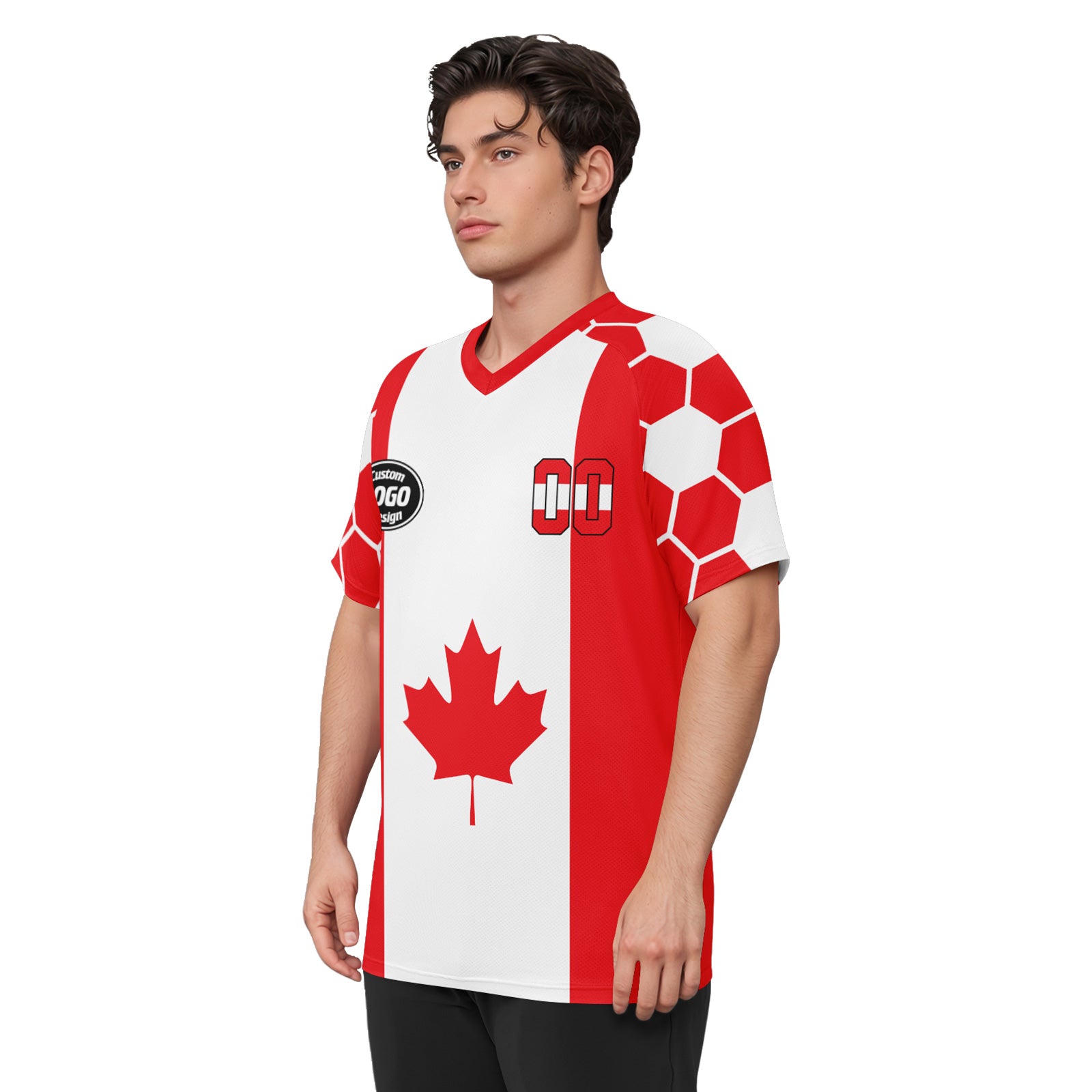 Custom Canada 2026 World Cup Football Shirt Customized Soccer Jersey for Fans Add Your Name & Number FZ190-F023094-2