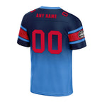 Custom Blue Tennessee Personalized Authentic Football Jersey FBJ02-D020249-32