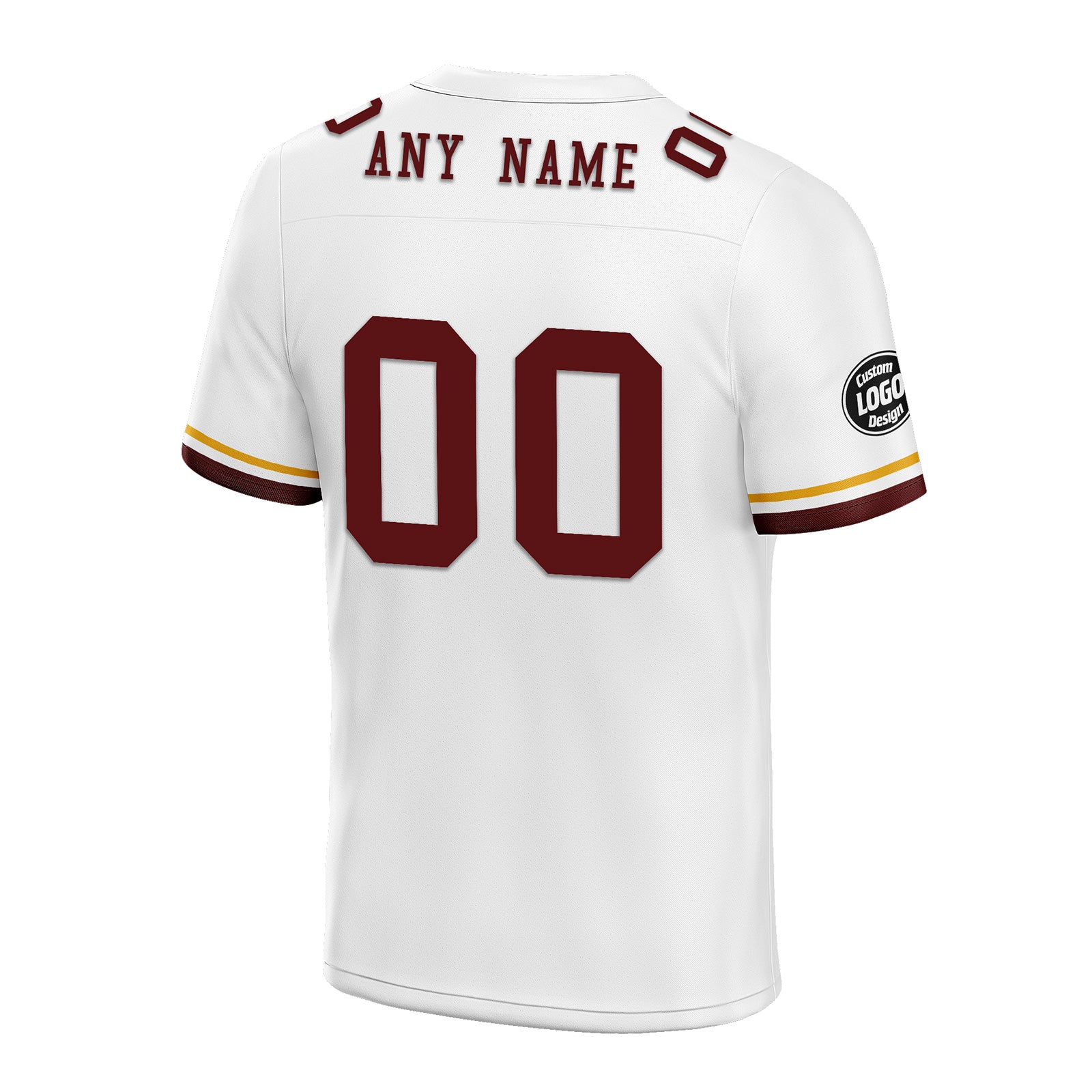 Custom White Washington Personalized Authentic Football Jersey FBJ02-D020263-31