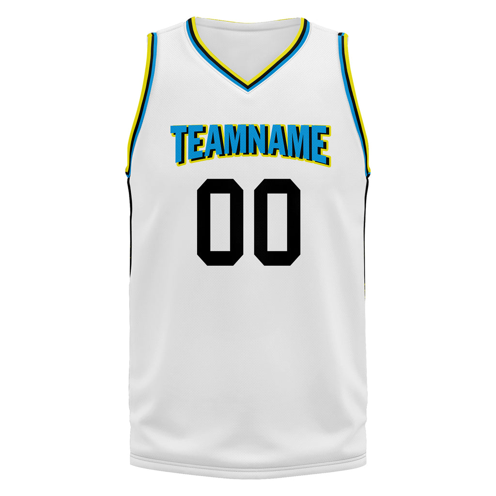 Custom White Splash-Ink City Edition Personalized Sports Uniform Authentic Basketball Jersey BBJ01-D06101-12