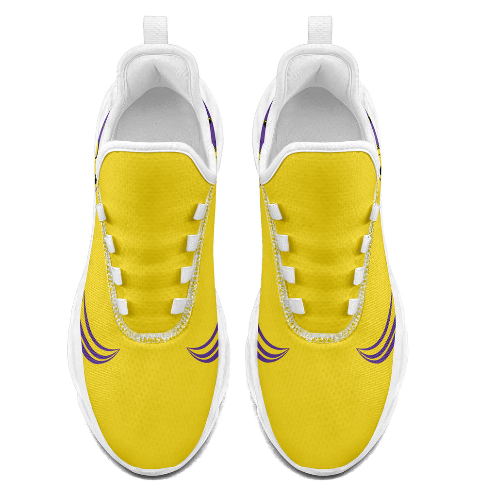Custom Yellow Jersey MaxSoul Shoes and Hat Combo Offer Personalized ZH-bd0b00e0-a9