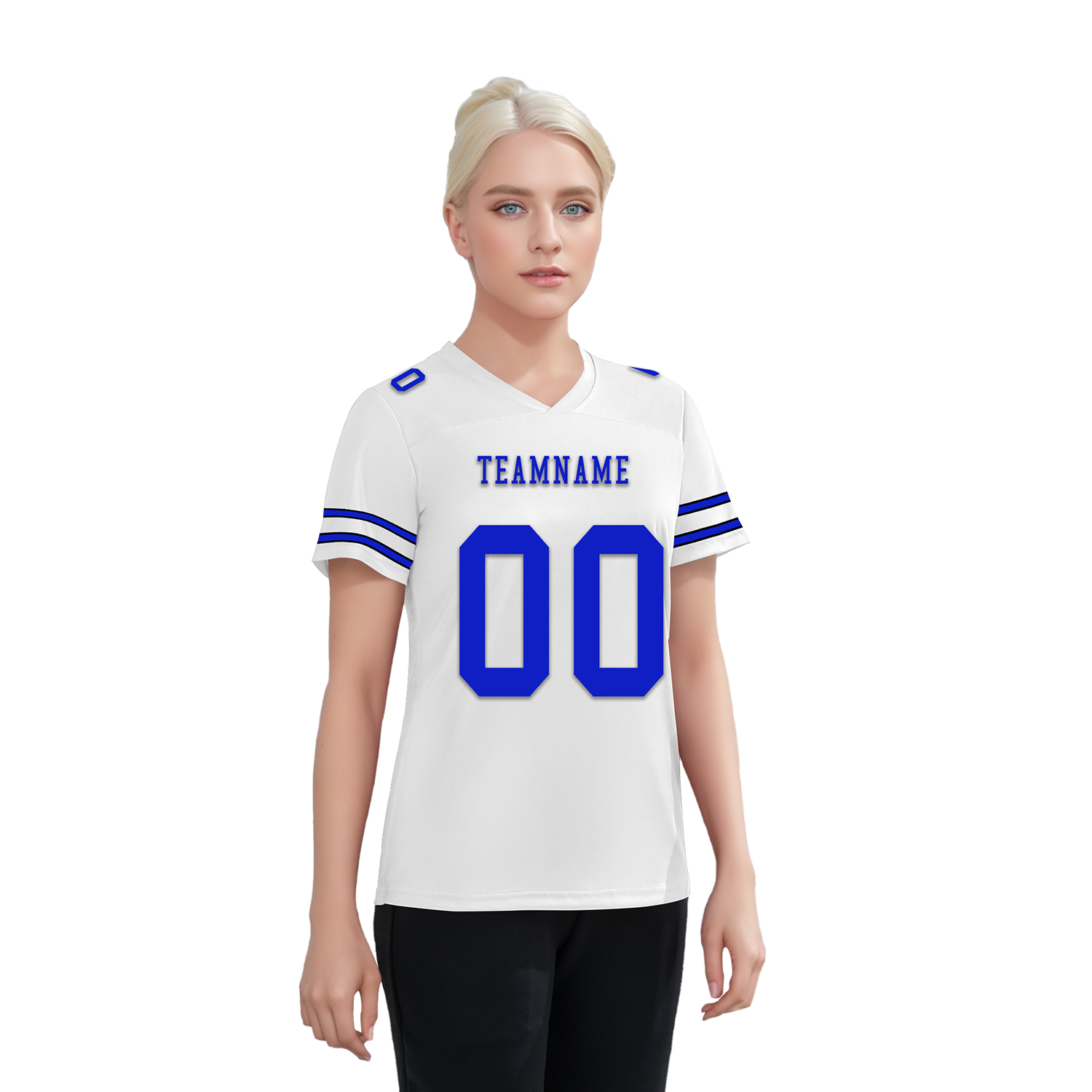 Custom White Classic Style Personalized Authentic Football Jersey FBJ02-bd0a700e