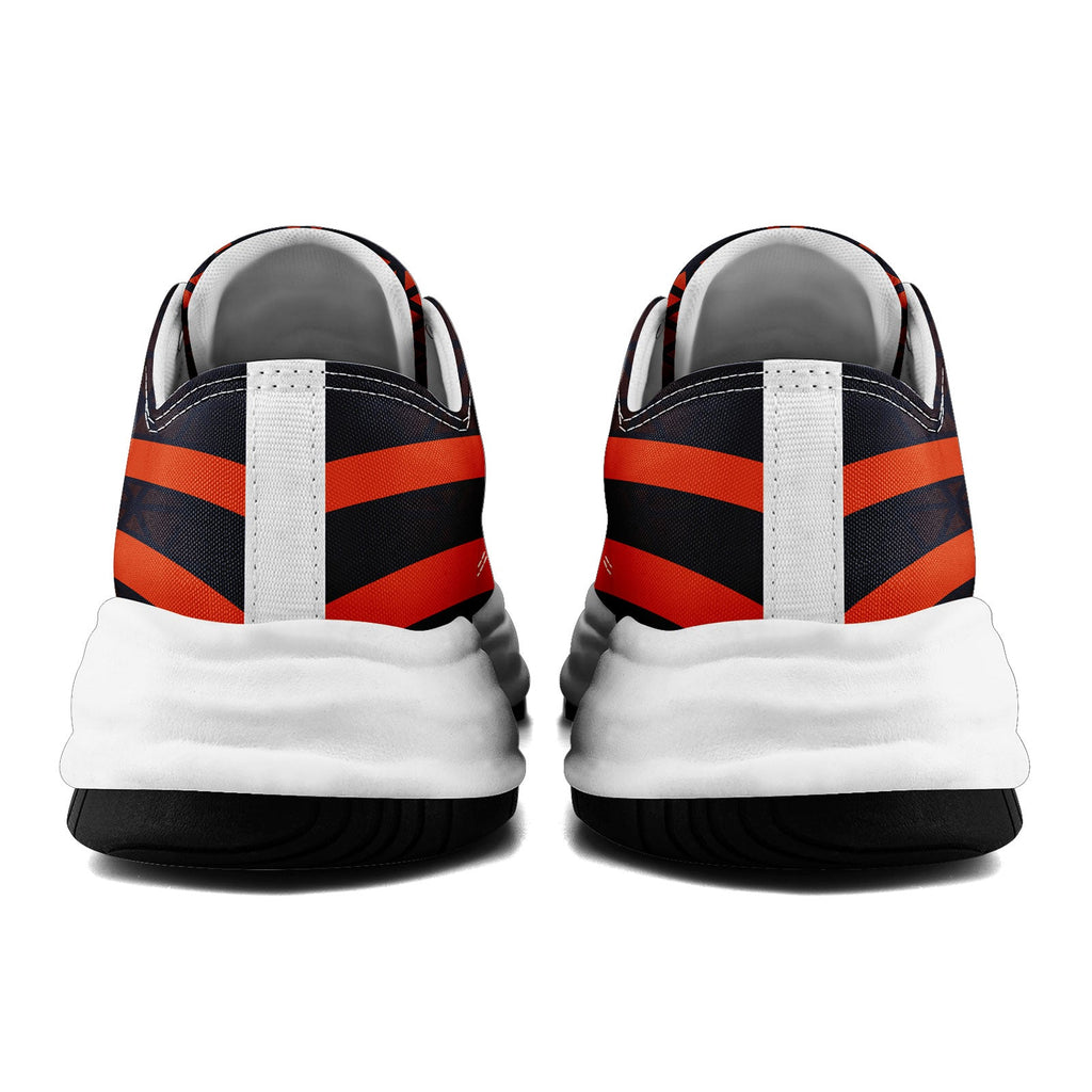 Custom Black Orange Illinois Shoes Personalized Sneaker FN038-D023003-7 Custom Online