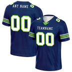 Custom Blue Classic Style Personalized Authentic Football Jersey FBJ02-bd0a70ad