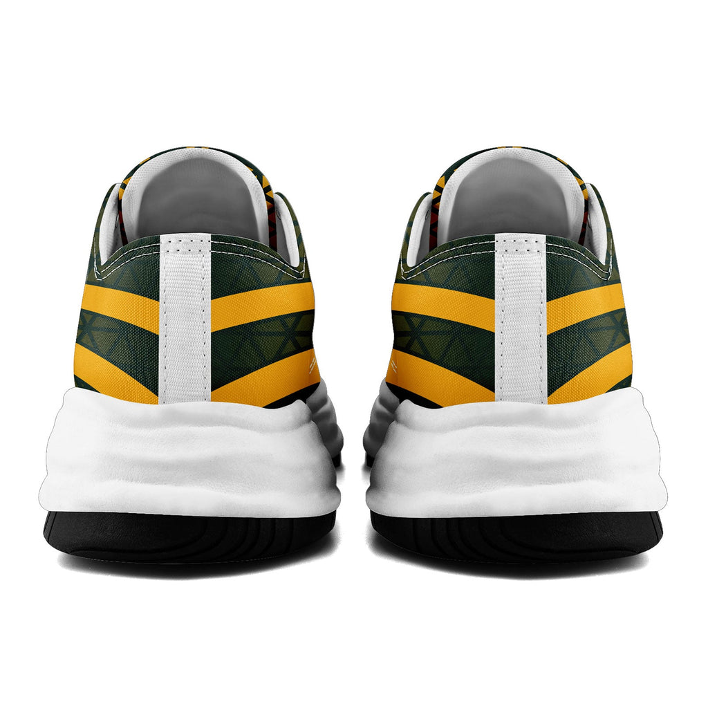 Custom Green Yellow Wisconsin Shoes Personalized Sneaker FN038-D023003-13 Custom Online