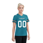 Custom Blue Classic Style Personalized Authentic Football Jersey FBJ02-bd0a70be