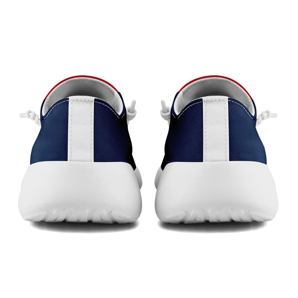 Custom Gray Red Blue New England Jacket and Sports Shoes Combo Offer Personalized Combo ZH-D020294-26