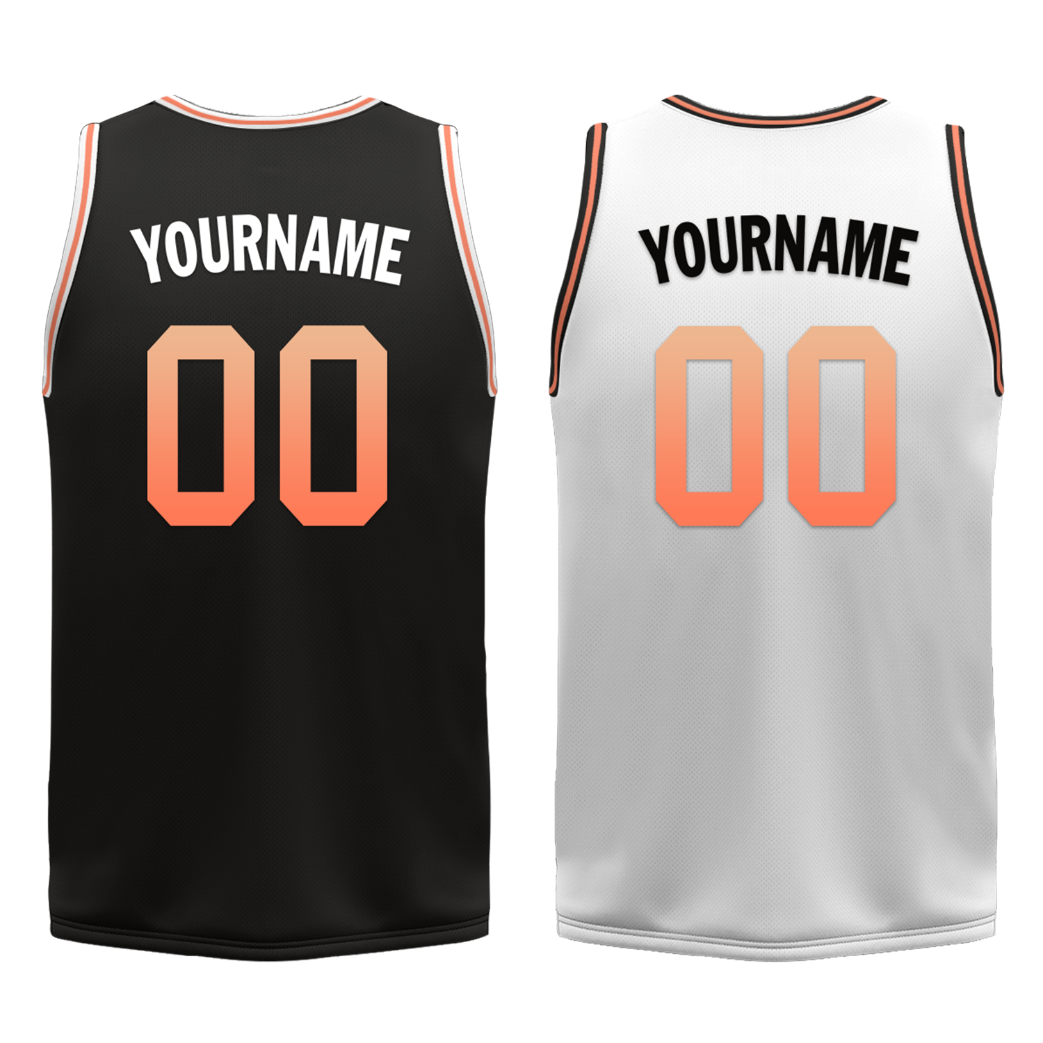 Custom Black White Classic Style Reversible Basketball Uniform Personalized Ordinary BBJR-D017028