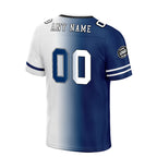 Custom Blue White Indiana Personalized Authentic Football Jersey FBJ02-D028017-23