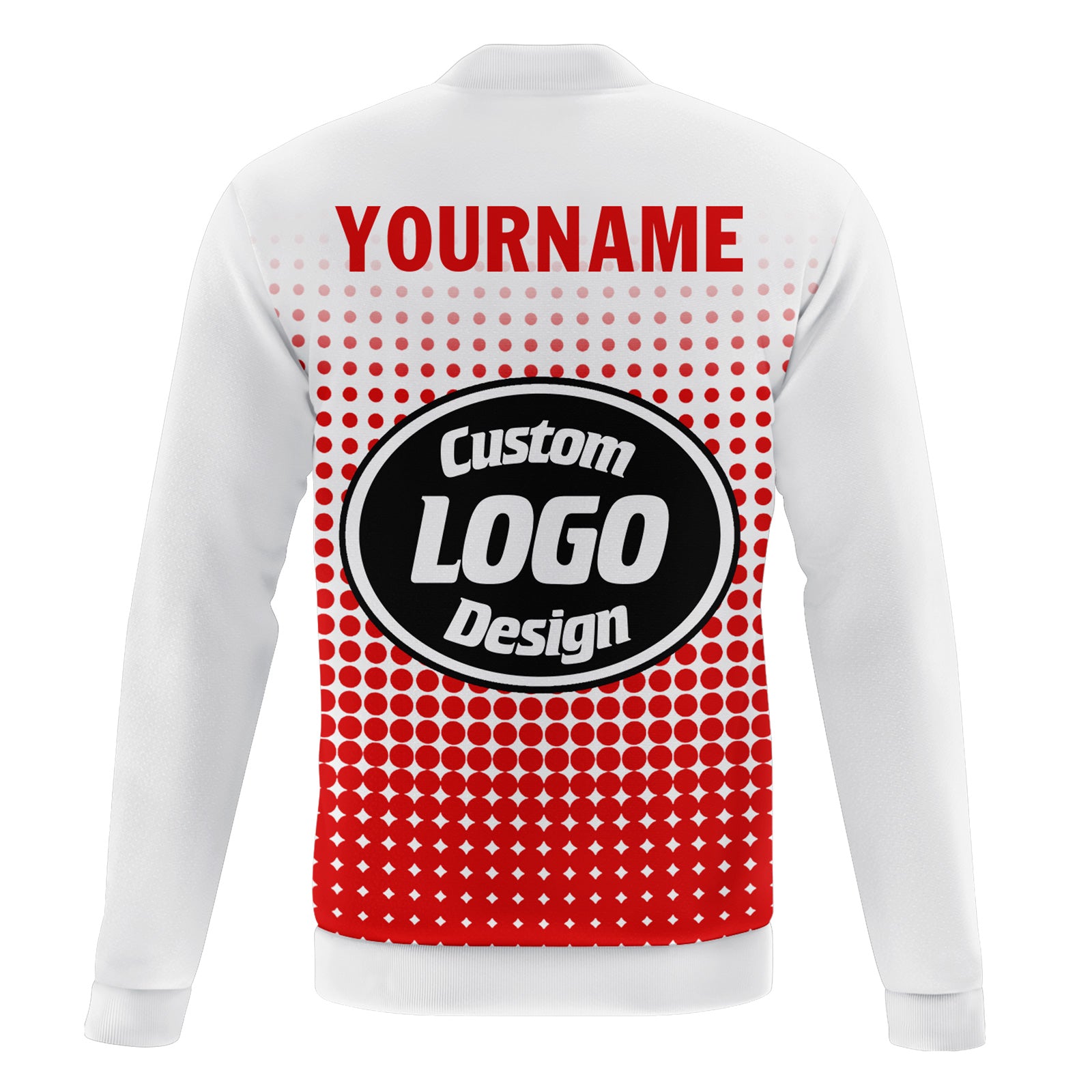 Custom Jacket Bomber Full-Snap Varsity Letterman Personalized Jacket PR092-D020346-10