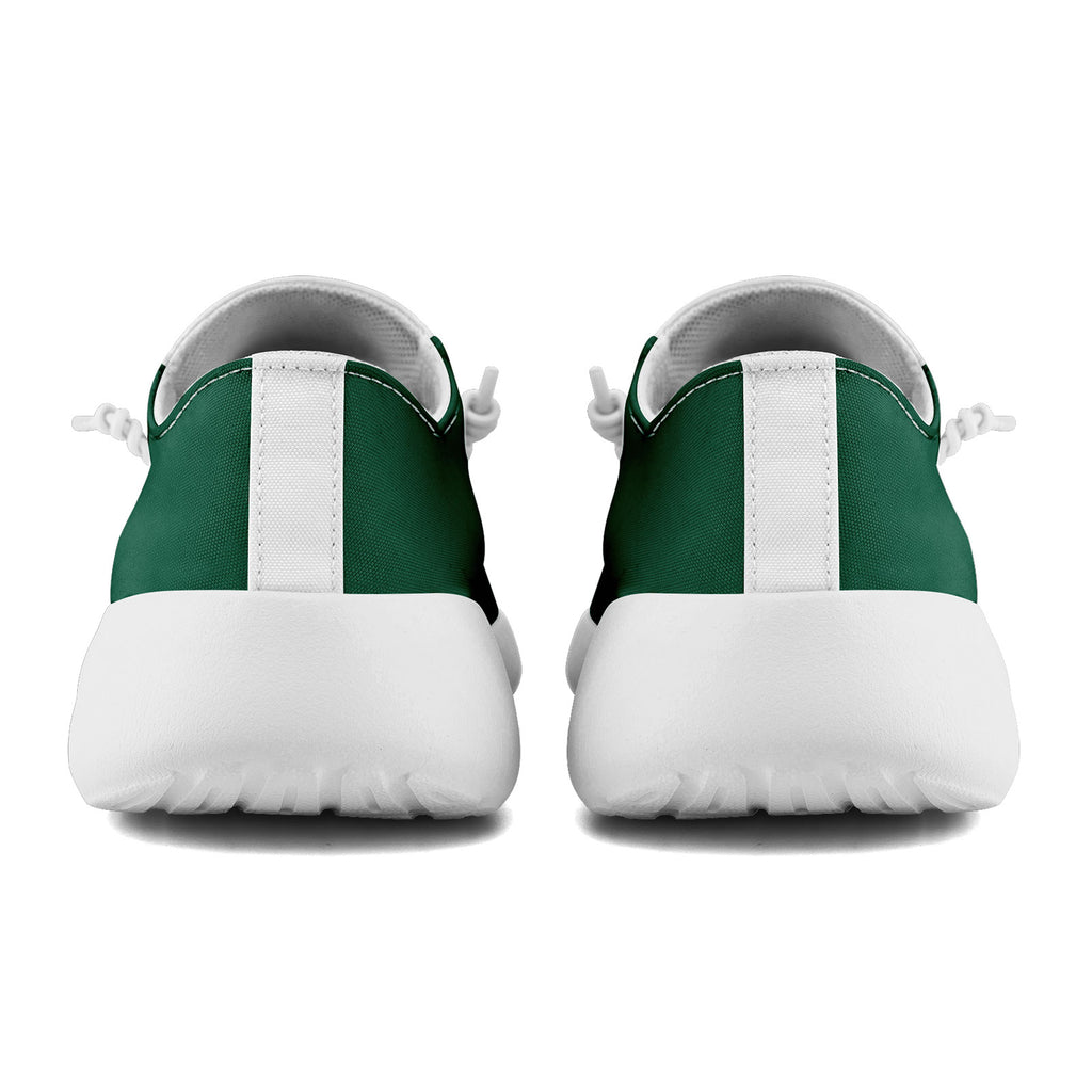 Custom Green White New York Jacket and Sports Shoes Combo Offer Personalized Combo ZH-D020294-28