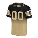 Custom Black Yellow New Orleans Personalized Authentic Football Jersey FBJ02-D020249-19