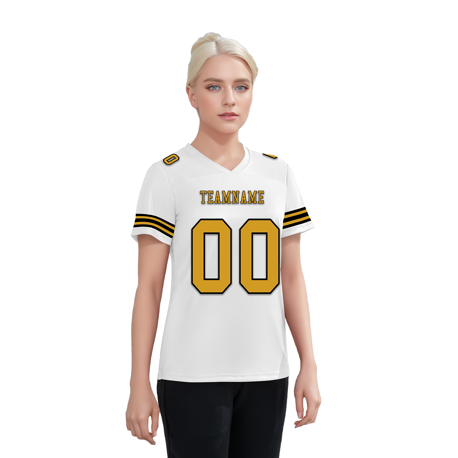 Custom White Classic Style Personalized Authentic Football Jersey FBJ02-bd0a70a0