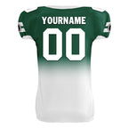 Custom Green White Fade Fashion New York High-Performance American Football Jersey FBJ06-D020252-28