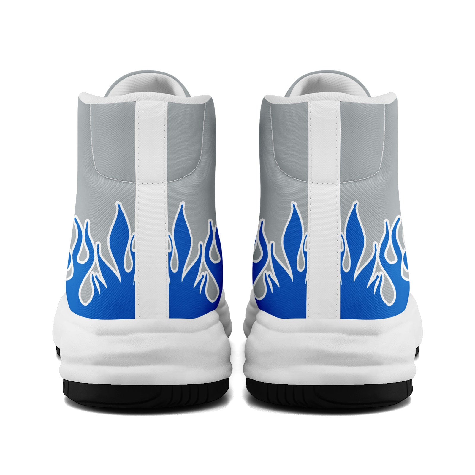 Custom Blue Gray Detroit Football Jersey and Firesoul Sports Shoes Combo Offer Personalized Combo ZH-D020273-11