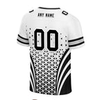 Custom Black White Nevada Personalized Authentic Football Jersey FBJ02-D023033-20
