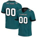 Custom Dark Green Black Philadelphia Personalized Authentic Football Jersey FBJ02-E0601-5