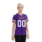 Custom Purple Classic Style Personalized Authentic Football Jersey FBJ02-bd0a7009