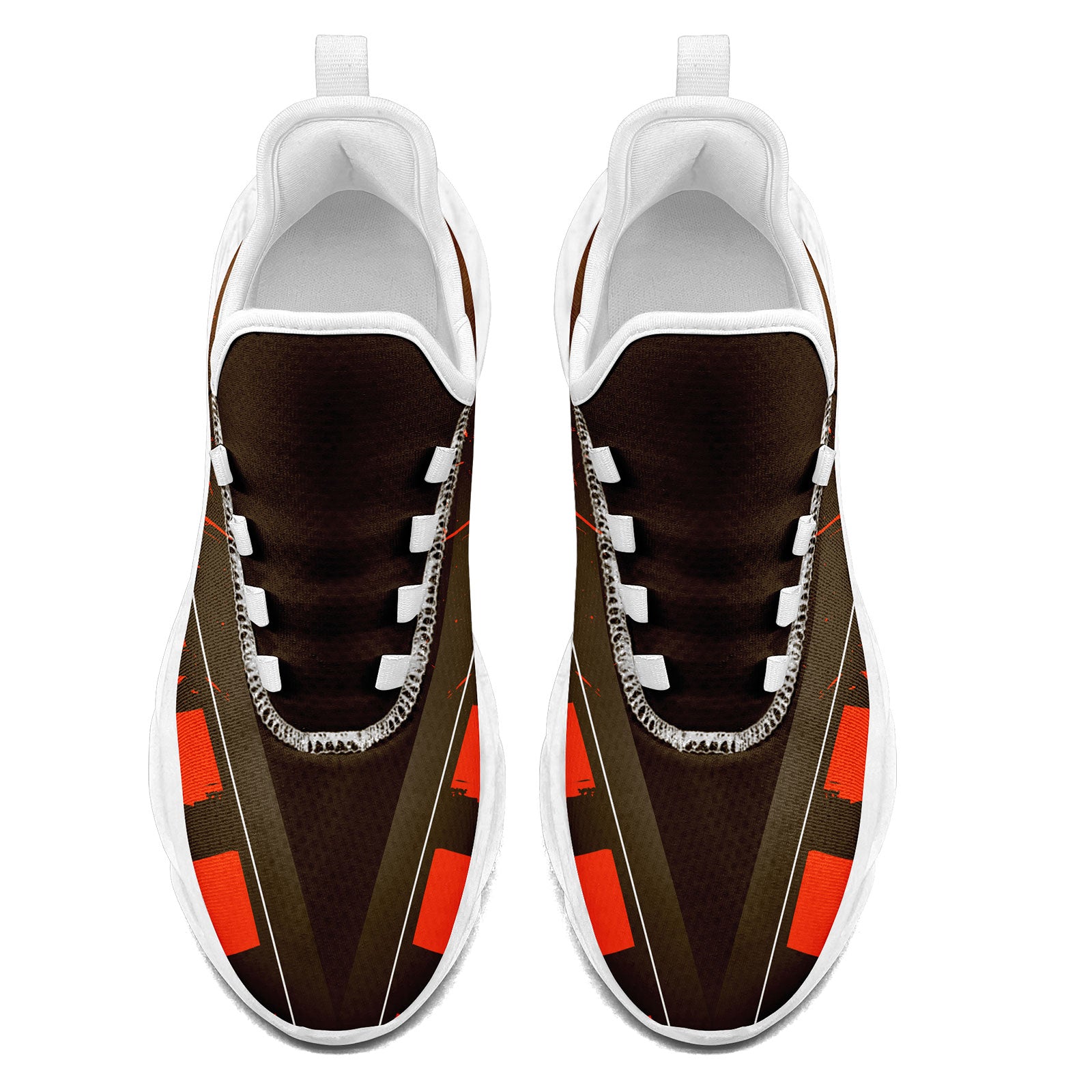 Custom Orange Brown Cleveland Maxsoul Shoes Personalized Sneaker FN003-D020260-8