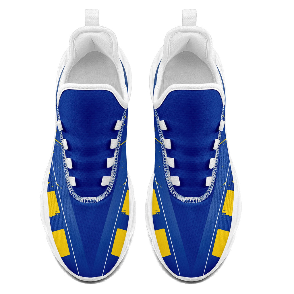 Custom Blue Yellow Los Angeles Maxsoul Shoes Personalized Sneaker FN003-D020260-15 Custom Online