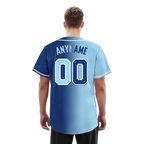 Custom Blue Gradient Fashion Personalized Authentic Baseball Jersey BSBJ01-D0a7078
