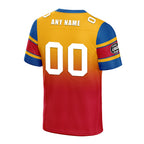 Custom Yellow Red Pittsburgh Personalized Authentic Football Jersey FBJ02-D020249-30