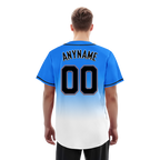 Custom Blue White Fade Fashion Personalized Authentic Baseball Jersey BSBJ01-D0a70ef