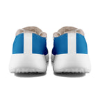 Custom Blue White Detroit Shoes Personalized Sneaker FN042-D020279-11