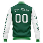 Custom Green White New York Jacket and Sports Shoes Combo Offer Personalized Combo ZH-D020294-28