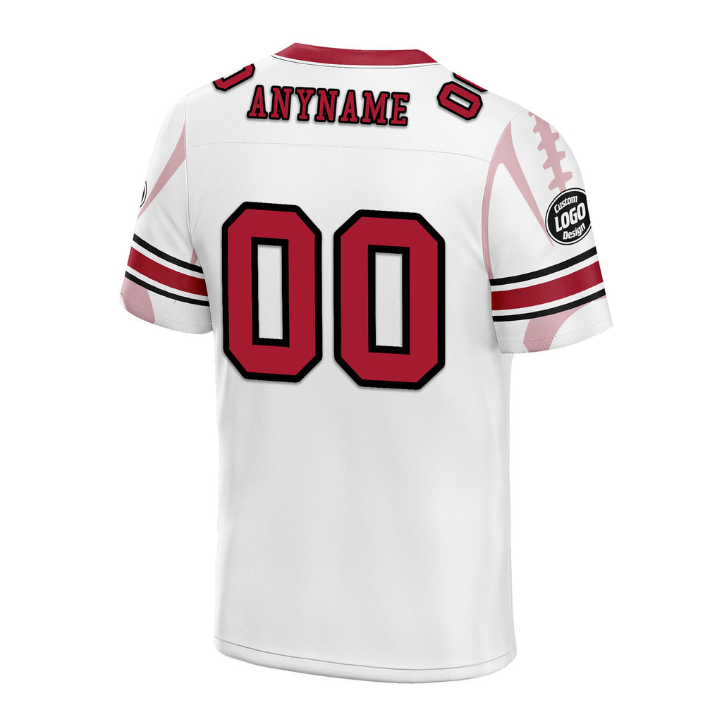 Custom White New York Personalized Authentic Football Jersey FBJ02-D025033-20