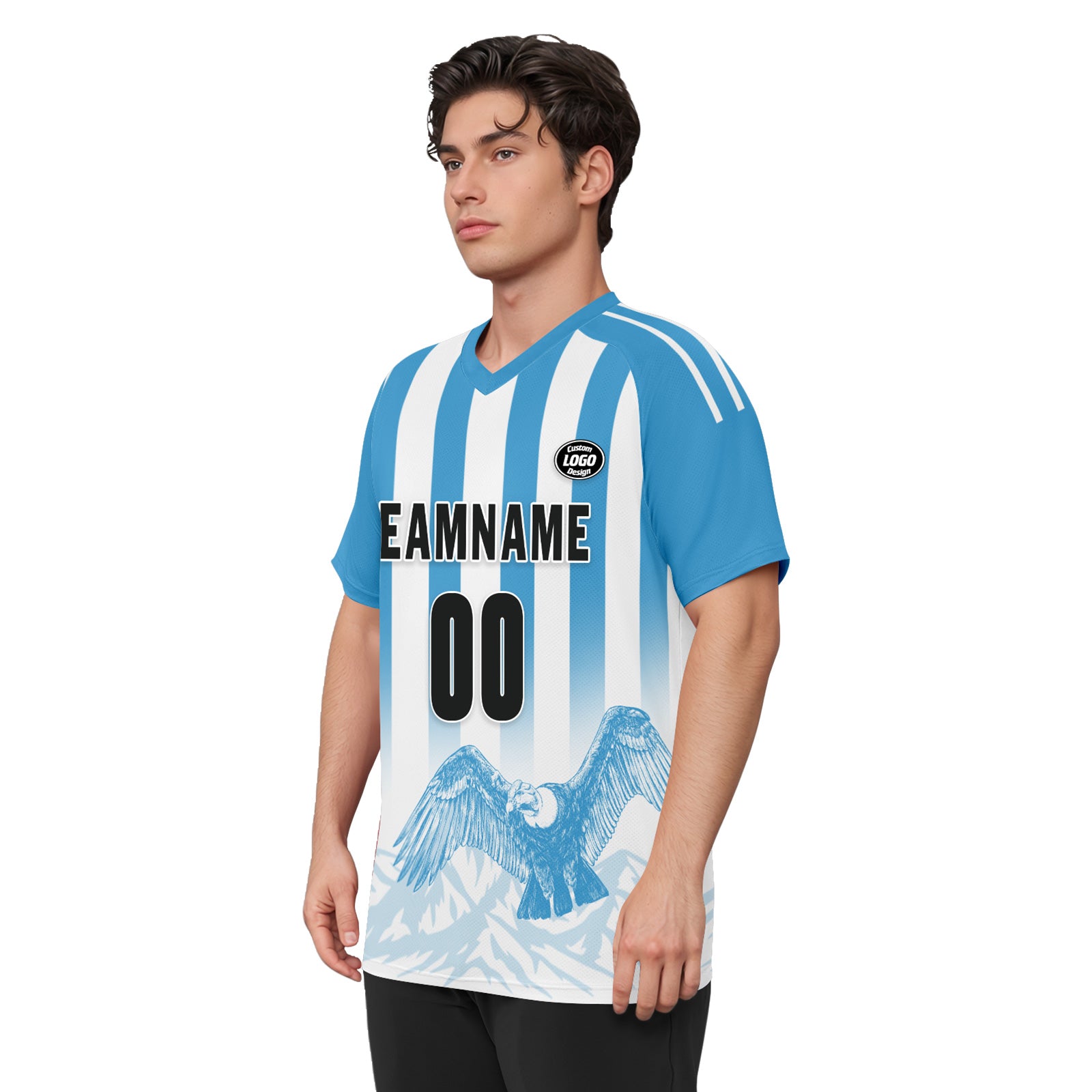 Custom Argentina 2026 World Cup Football Shirt Customized Soccer Jersey for Fans Add Your Name & Number FZ190-F007001-01