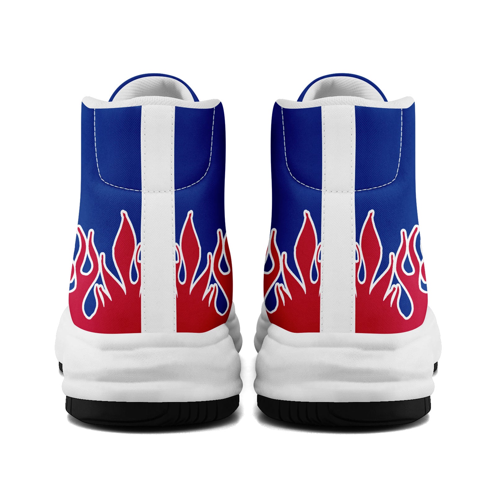 Custom Blue White Red Buffalo Football Jersey and Firesoul Sports Shoes Combo Offer Personalized Combo ZH-D020273-4