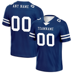 Custom Blue Classic Style Personalized Authentic Football Jersey FBJ02-bd0a70bf