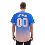 Custom Blue Pink Fade Fashion Personalized Authentic Baseball Jersey BSBJ01-D0a70e0
