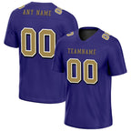 Custom Purple Baltimore Personalized Authentic Football Jersey FBJ02-E0601-3