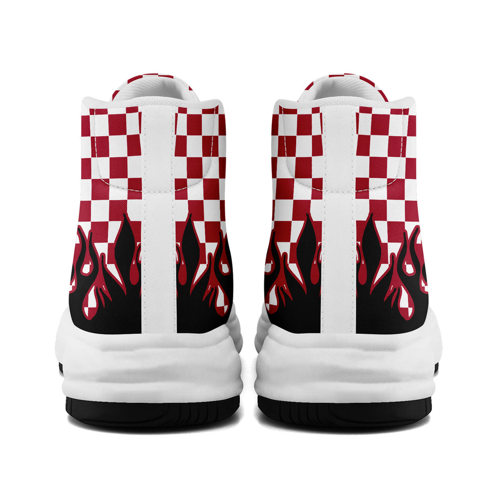 Custom White Red Black Atlanta Football Jersey and Firesoul Sports Shoes Combo Offer Personalized Combo ZH-D020273-3