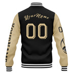 Custom Black Gold New Orleans Jacket and Sports Shoes Combo Offer Personalized Combo ZH-D020294-19