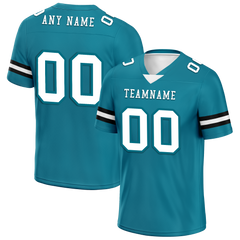 Custom Blue Classic Style Personalized Authentic Football Jersey FBJ02-bd0a70be