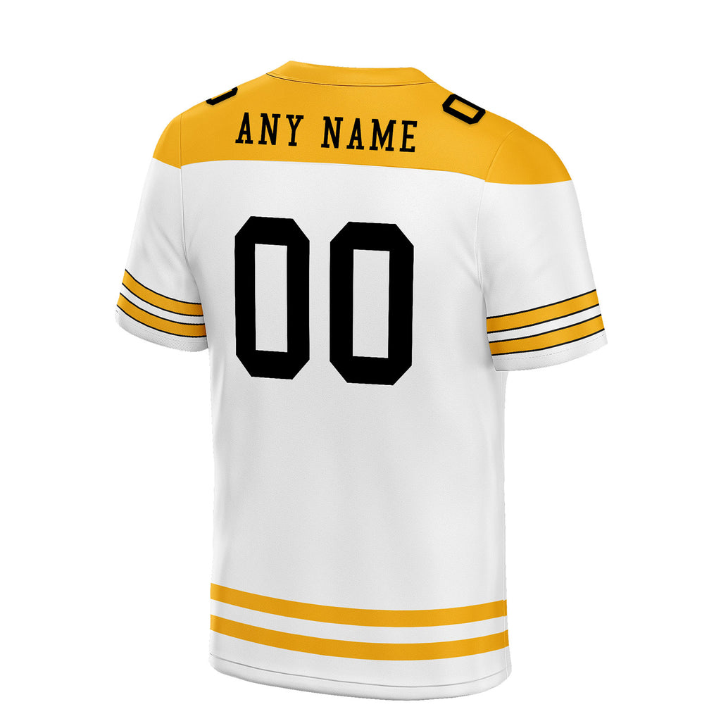 Custom Pittsburgh Personalized Authentic Football Jersey FBJ02-E0607-7