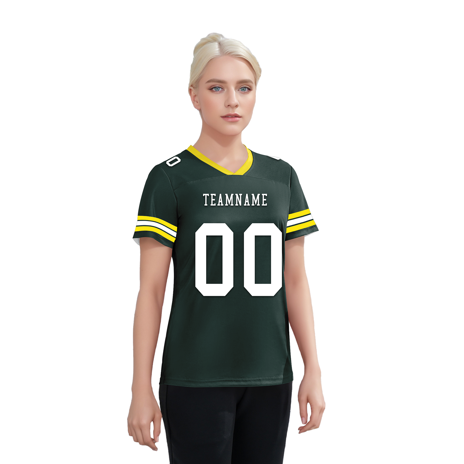Custom Green Classic Style Personalized Authentic Football Jersey FBJ02-bd0a7007